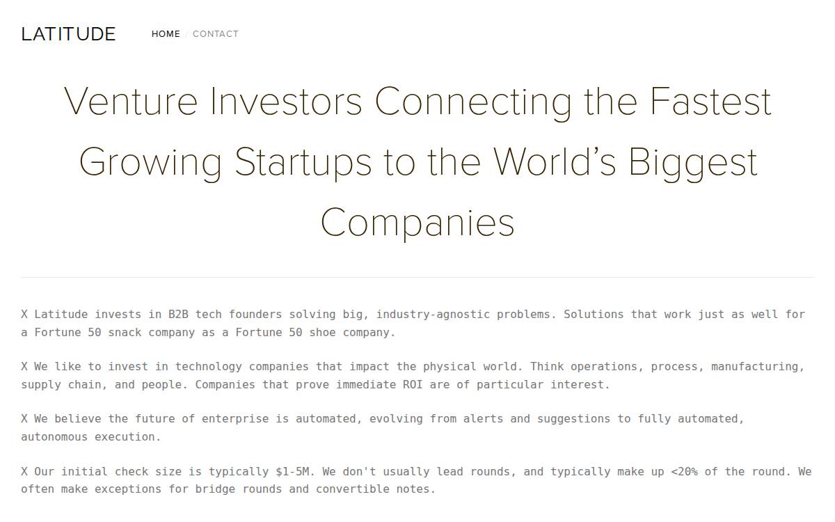 Latitude website preview