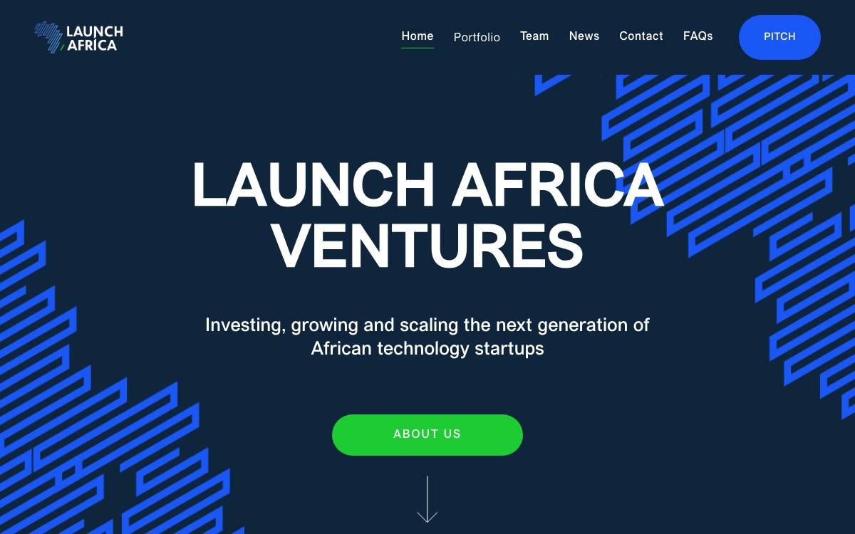 Launch Africa Ventures website preview