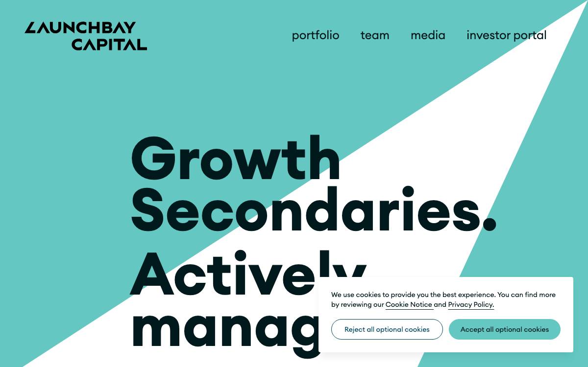 LaunchBay Capital website preview