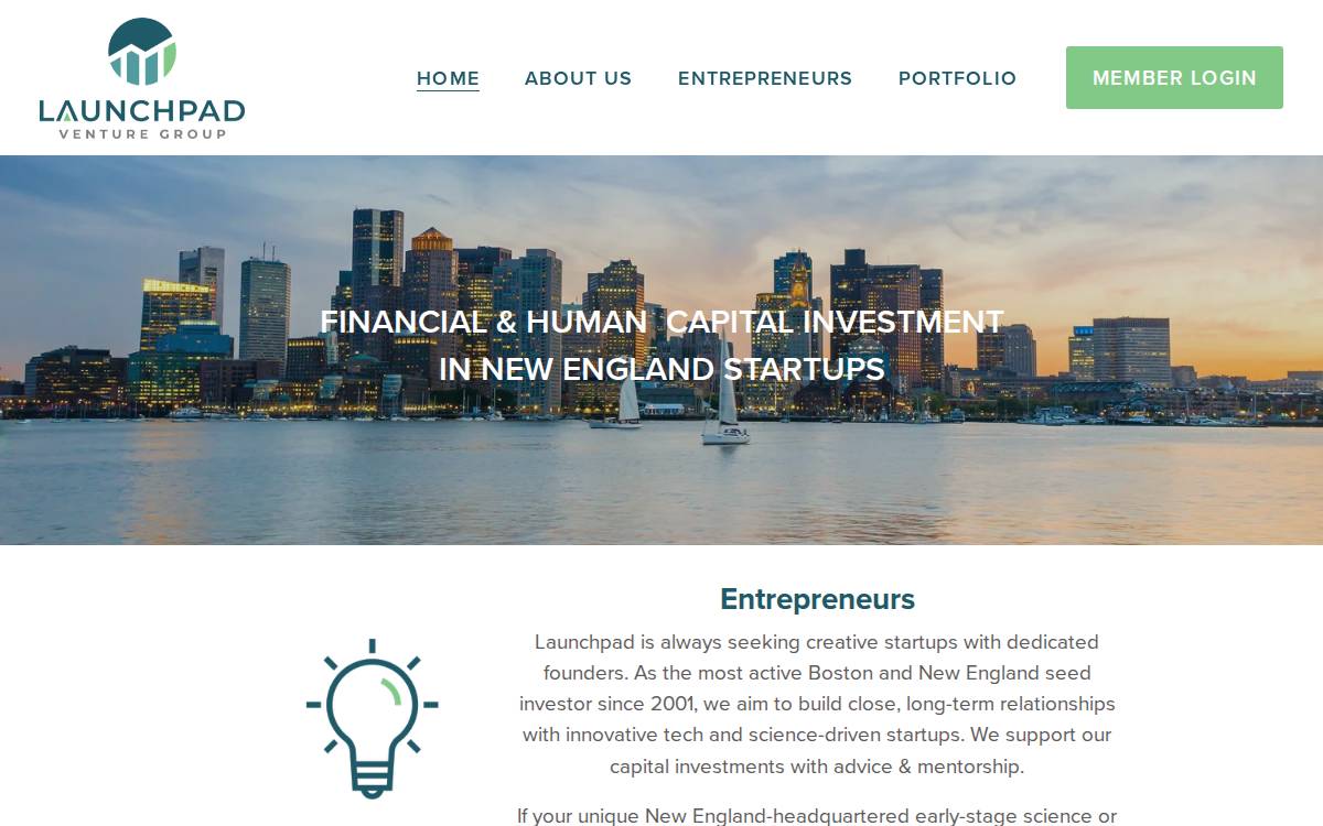 Launchpad Venture Group website preview
