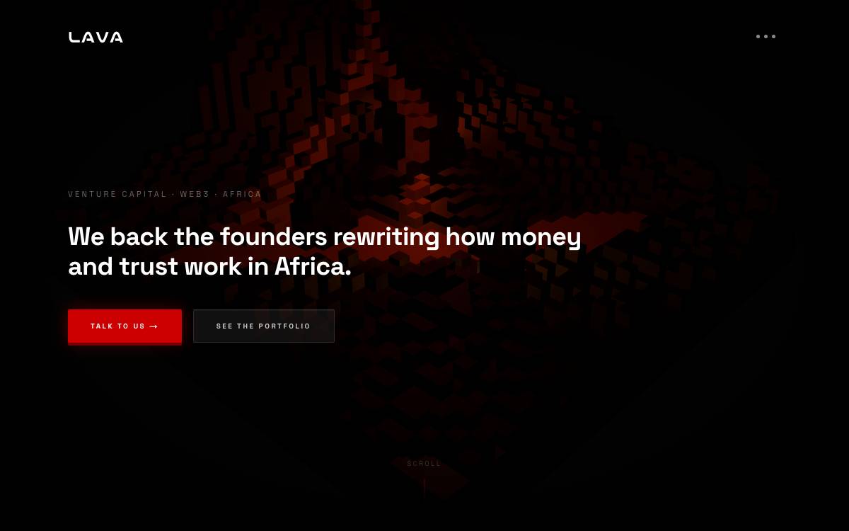 Lava Ventures Ltd. website preview