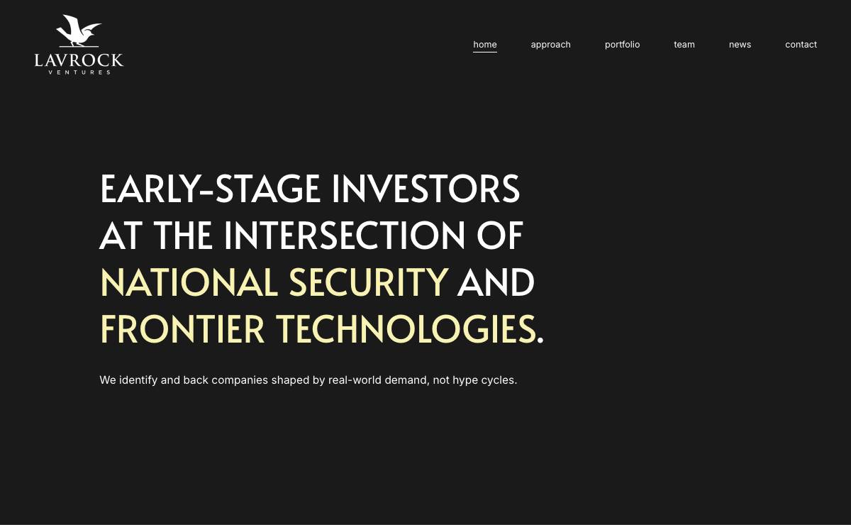 Lavrock Ventures website preview