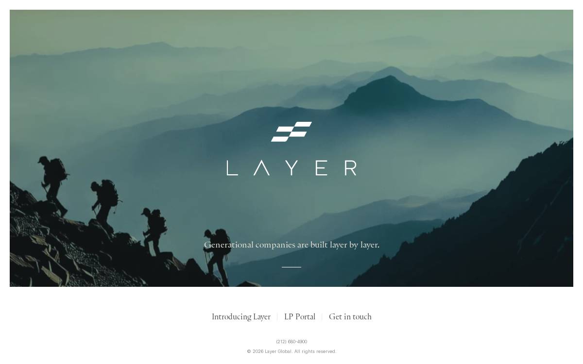 Layer Global website preview