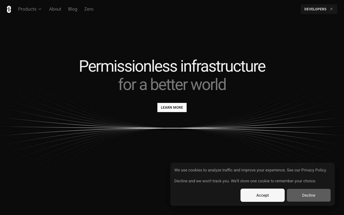 LayerZero Labs website preview