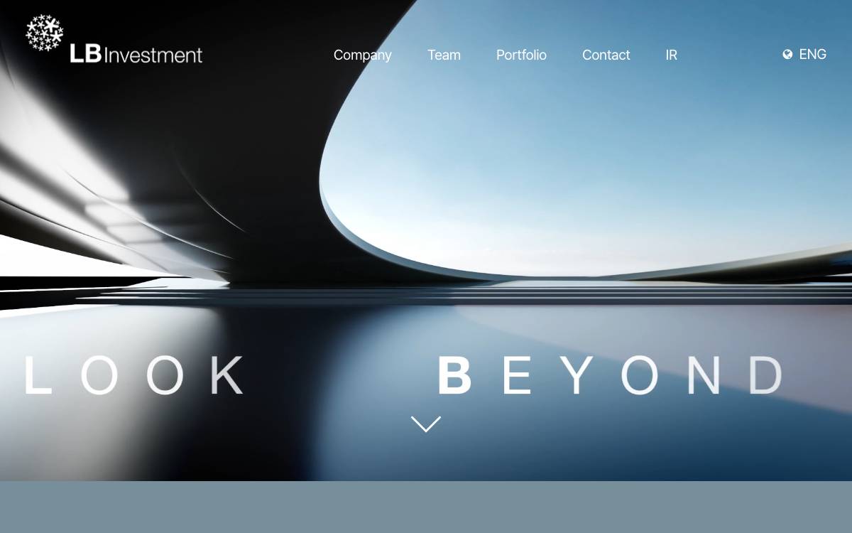 LB Investment website preview