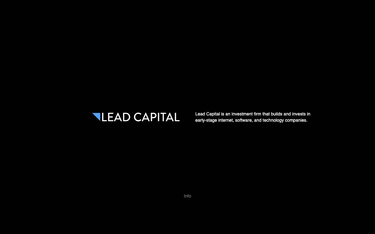 LEAD Capital website preview