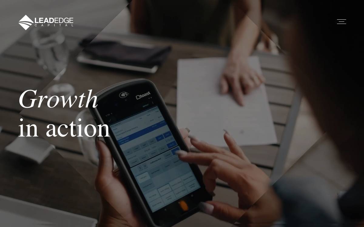 Lead Edge Capital website preview