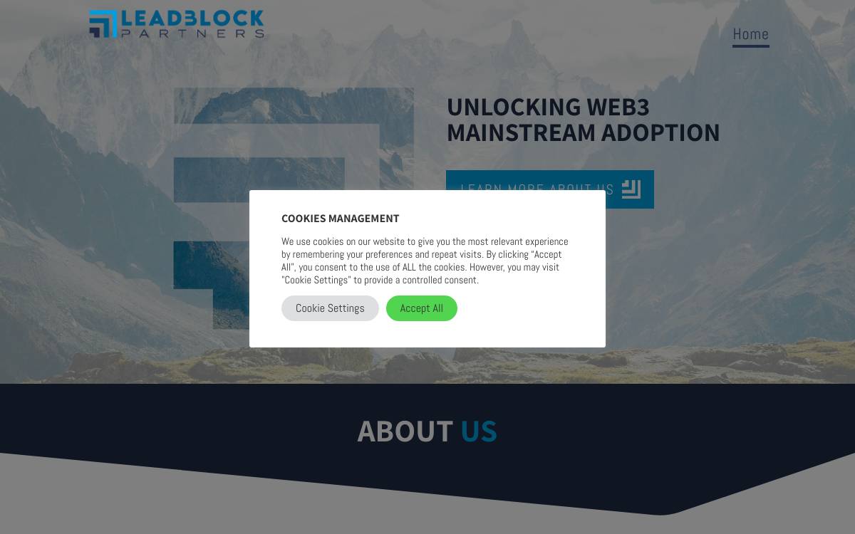 LeadBlock Partners website preview