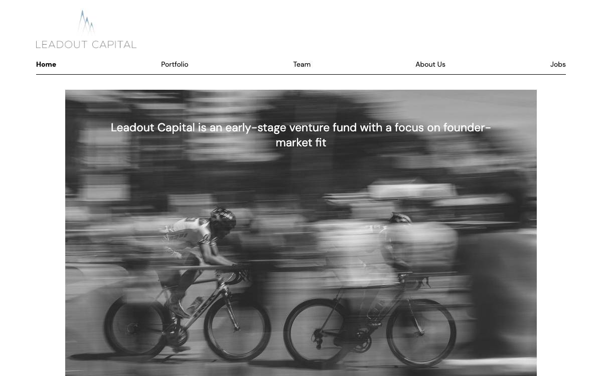 Leadout Capital website preview
