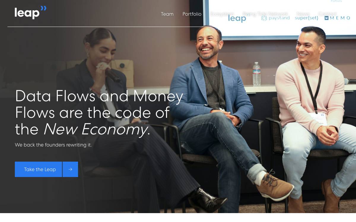 LEAP Global Partners website preview