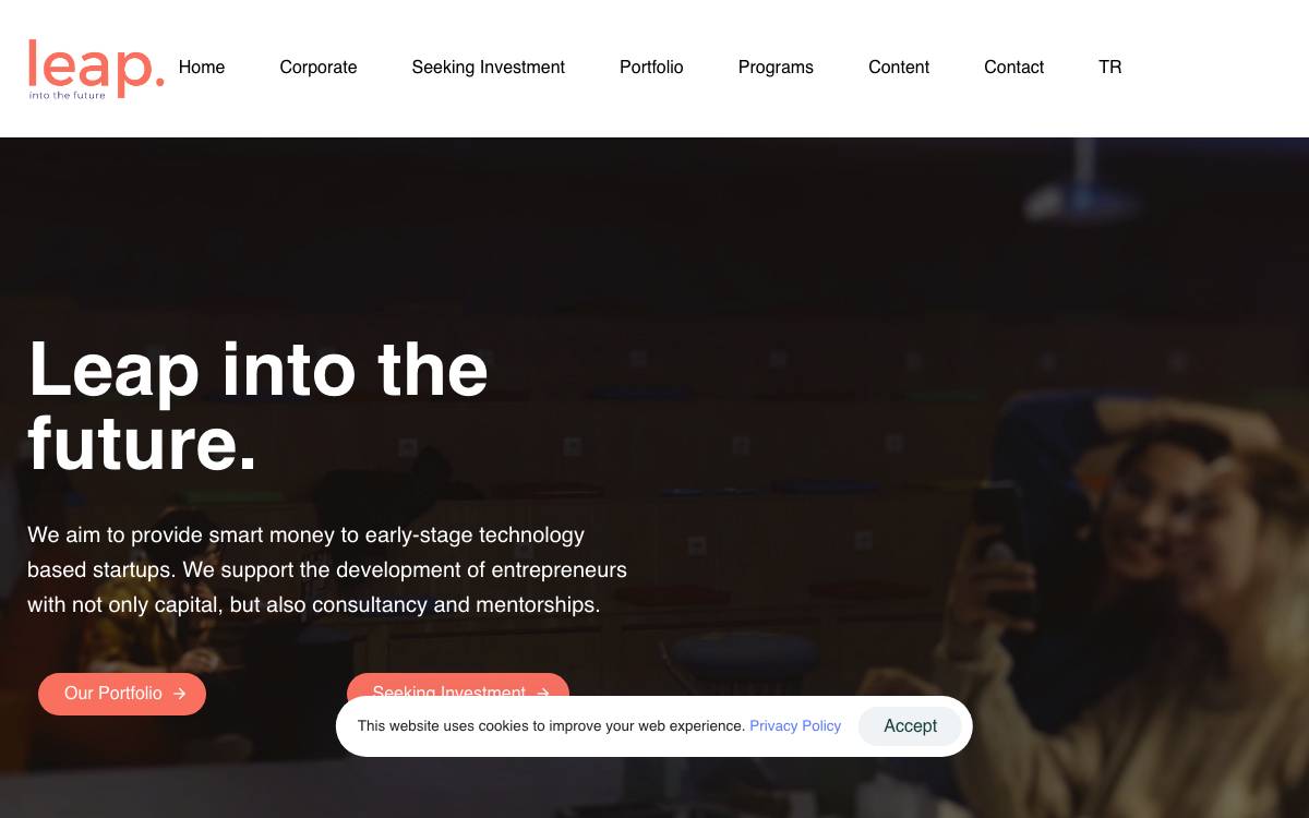 Leap Investment website preview