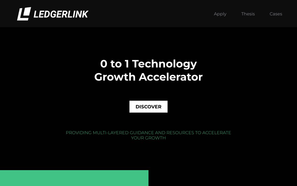 LedgerLink Labs website preview