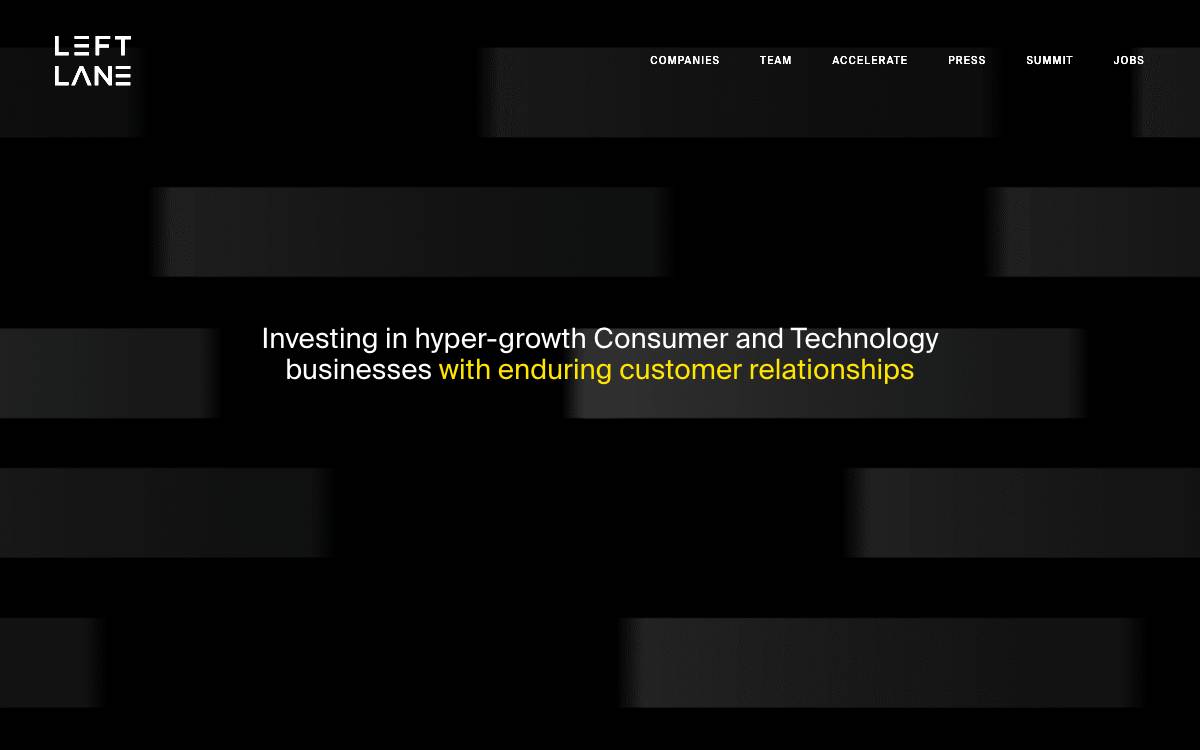 Left Lane Capital website preview