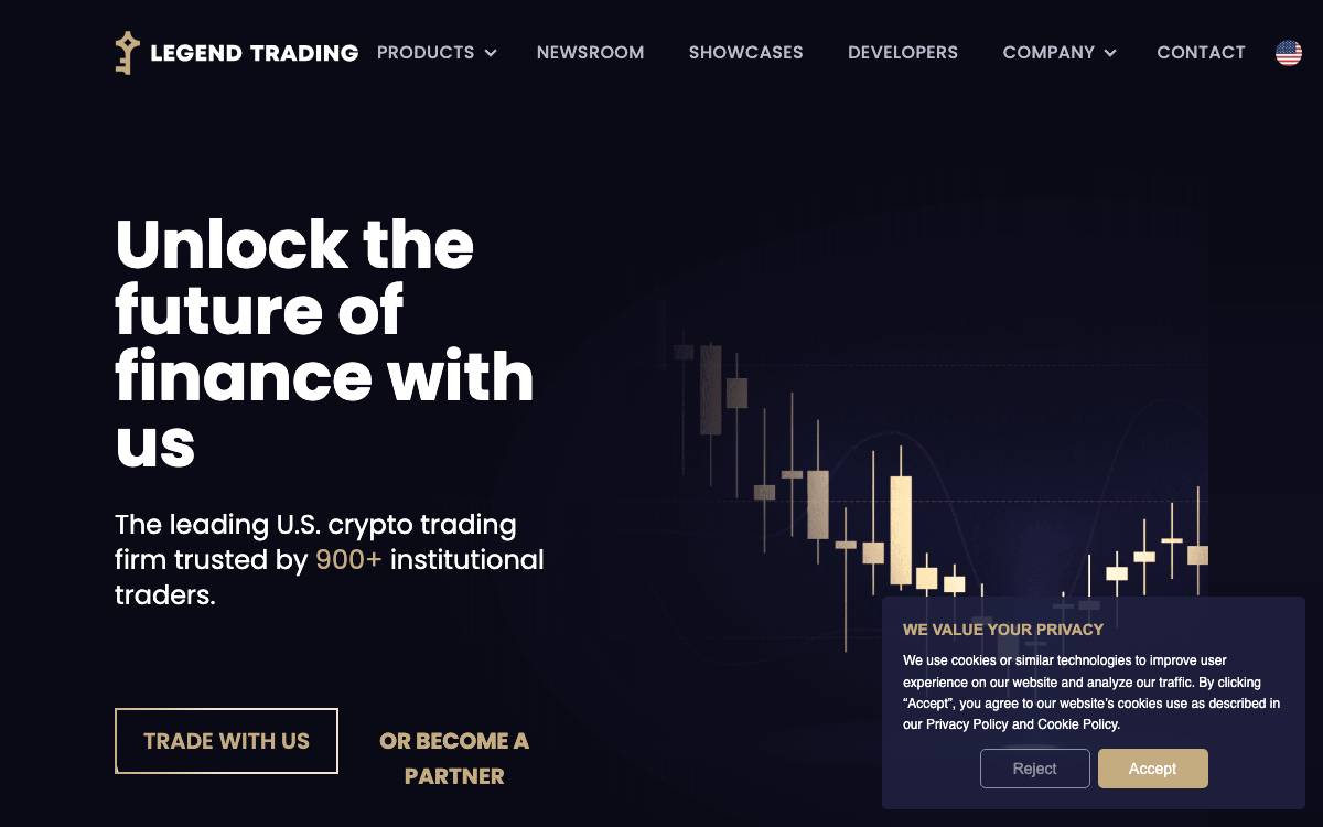 Legend Trading website preview