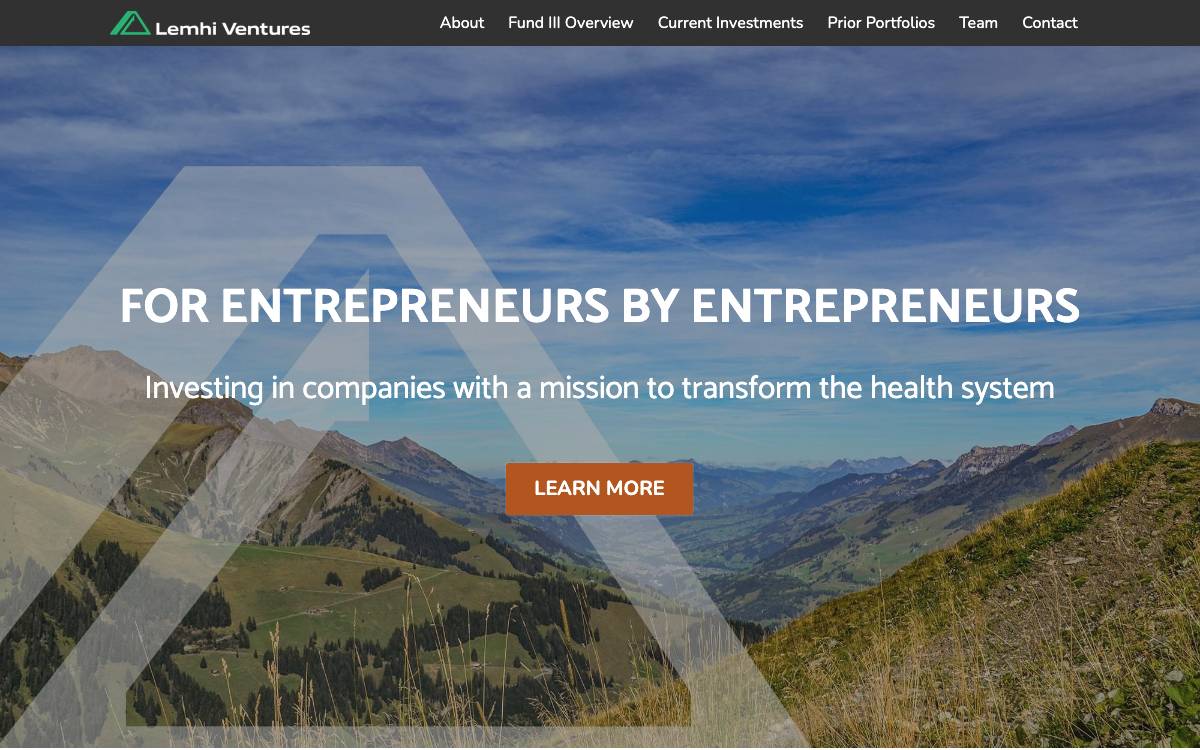 Lemhi Ventures website preview