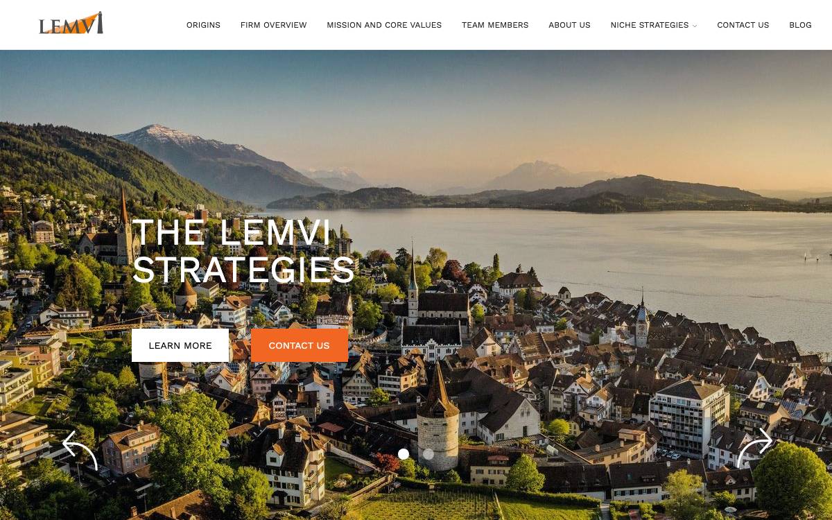 Lemvi S.A. website preview