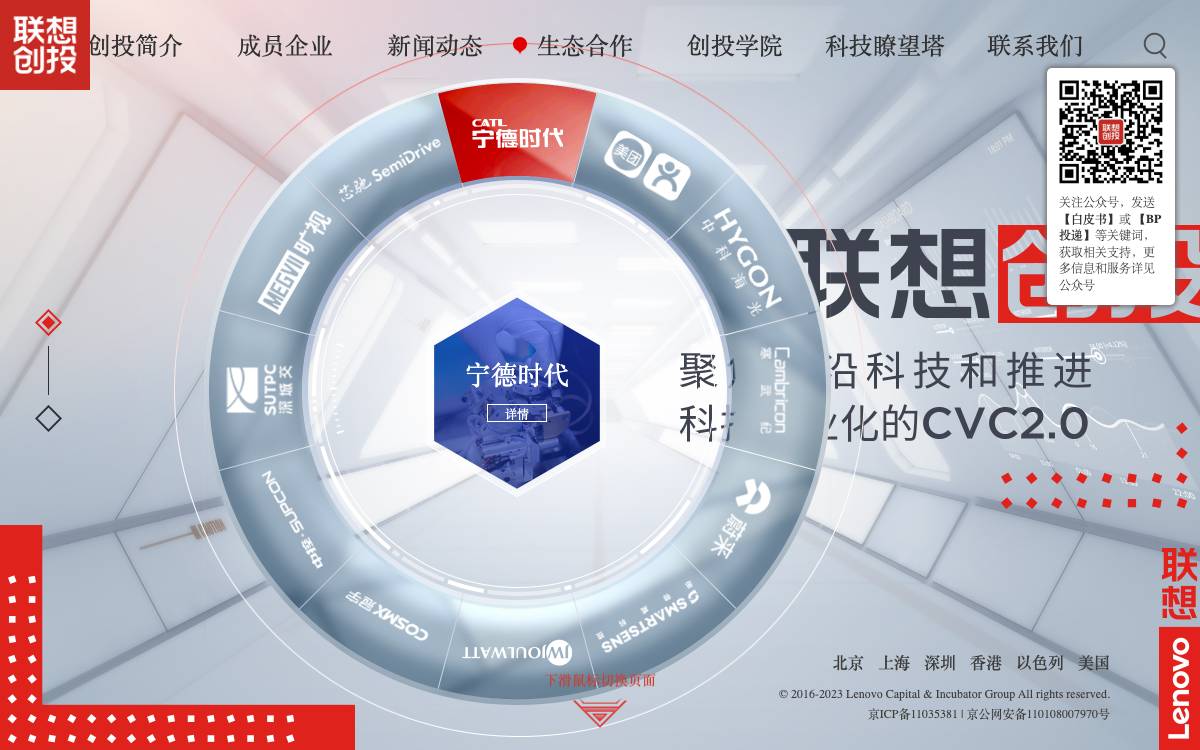 Lenovo Capital and Incubator Group (LCIG) website preview