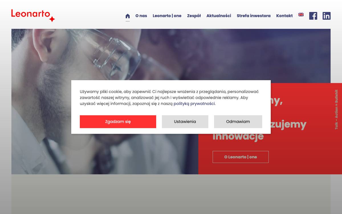 Leonarto website preview