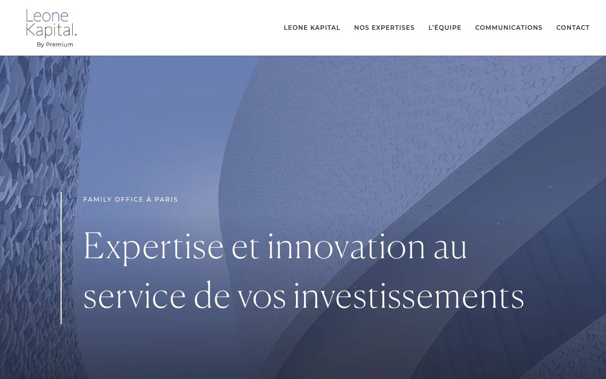 Leone Kapital website preview