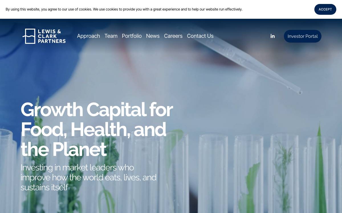 Lewis & Clark AgriFood website preview