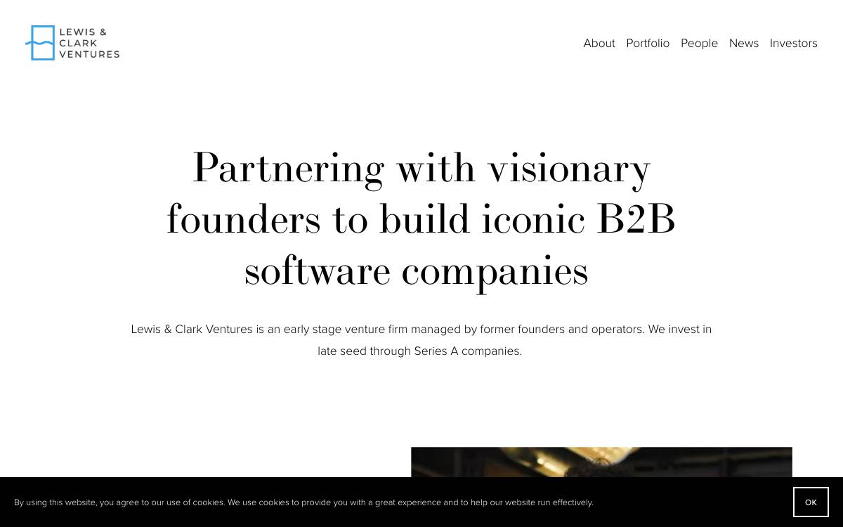 Lewis & Clark Ventures website preview