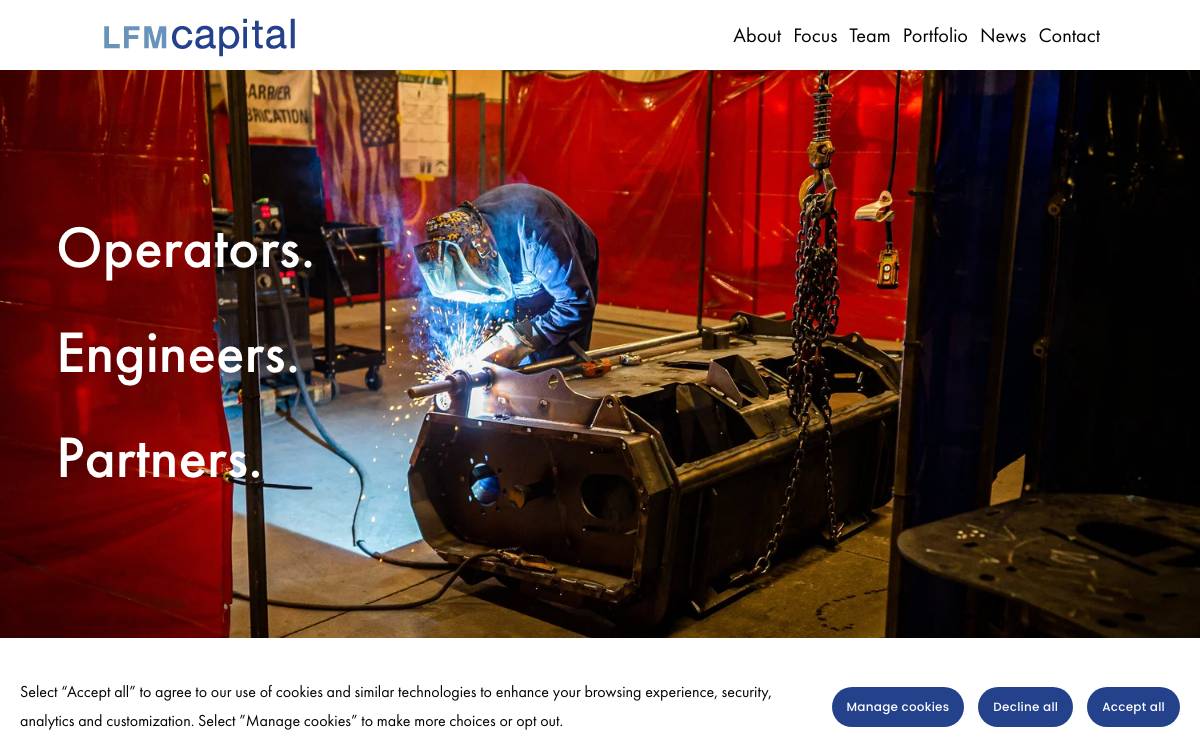 LFM Capital, LLC website preview