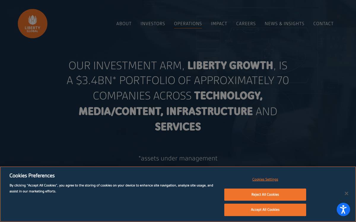Liberty Growth website preview