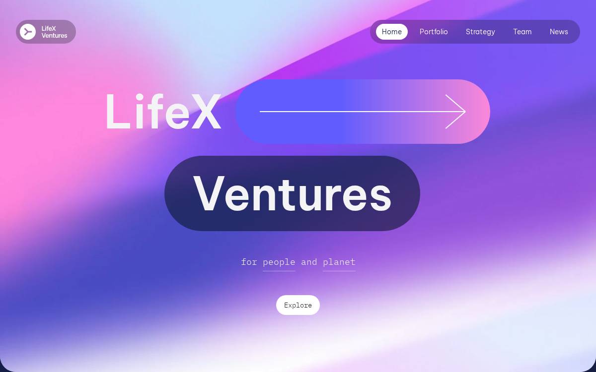 LifeX Ventures website preview