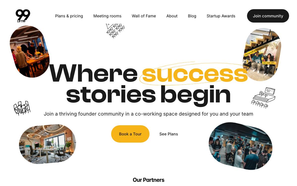 LIFT99 website preview