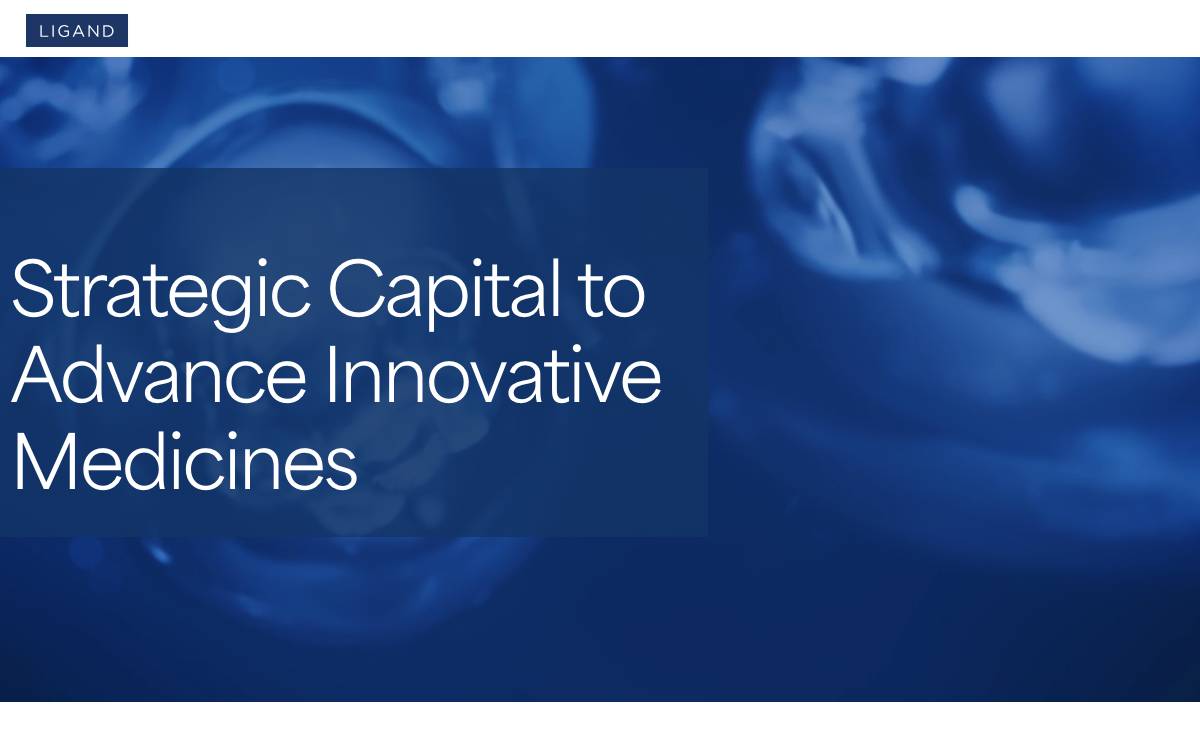 Ligand Pharmaceuticals website preview