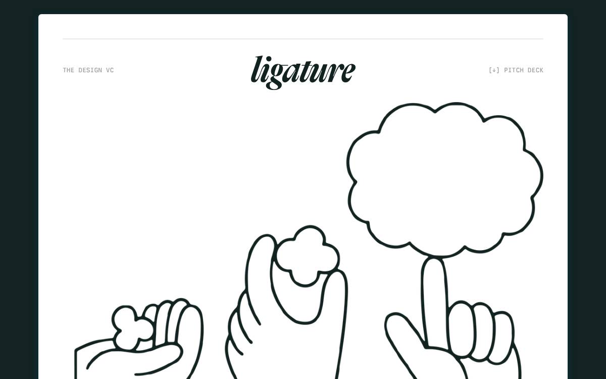 Ligature VC website preview