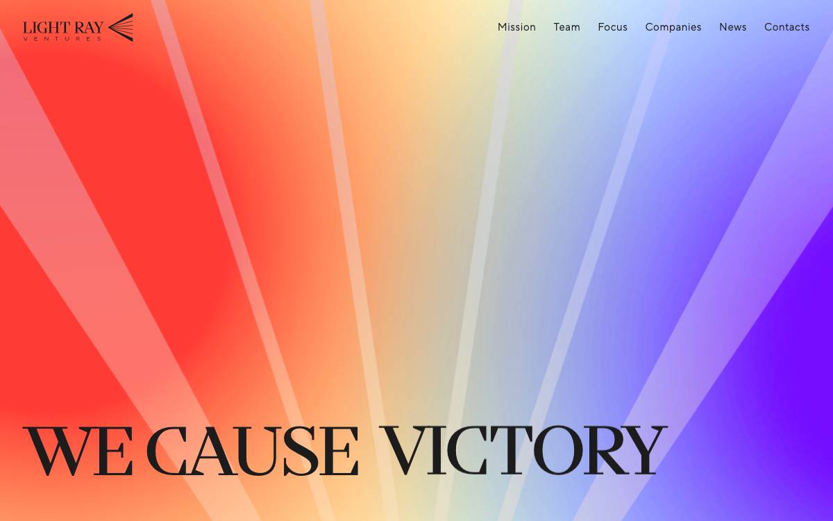 Light Ray website preview
