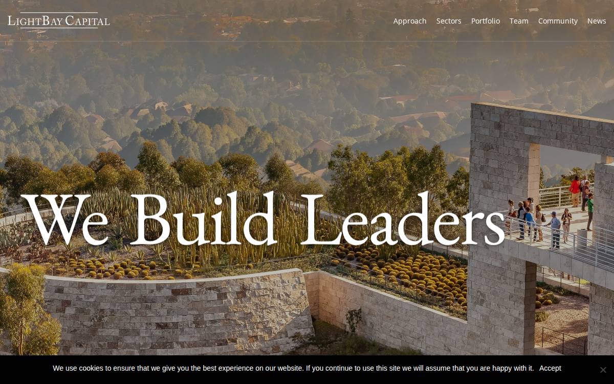 LightBay Capital website preview