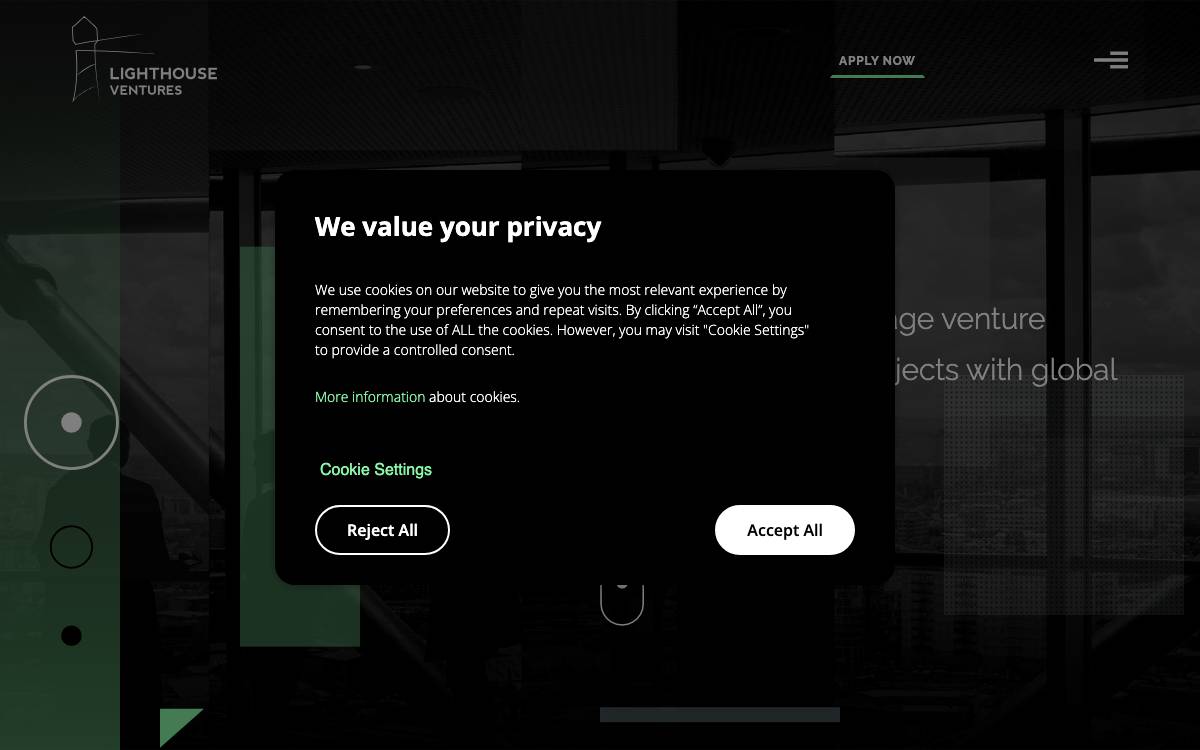 Lighthouse Ventures website preview