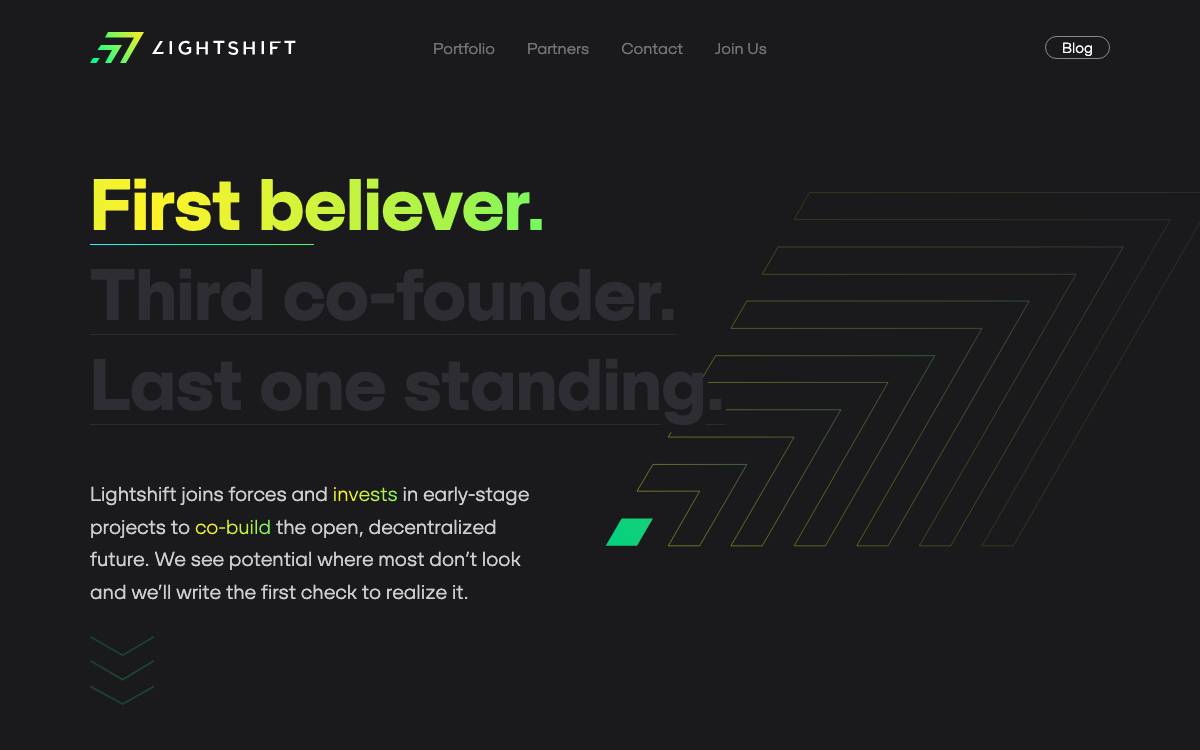 Lightshift Capital website preview