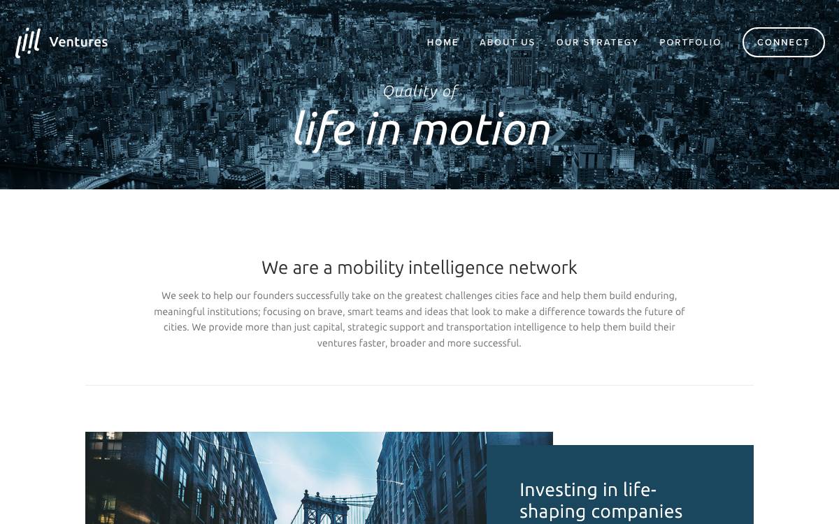Liil Ventures website preview