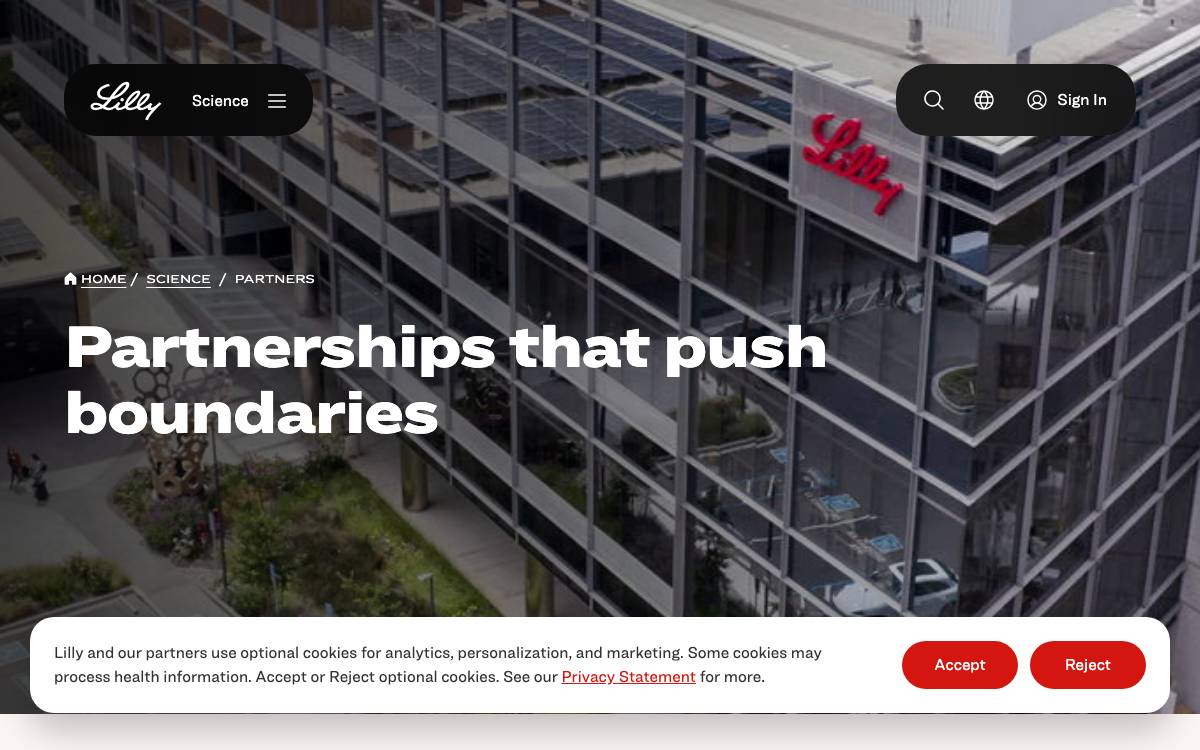 Lilly Ventures website preview