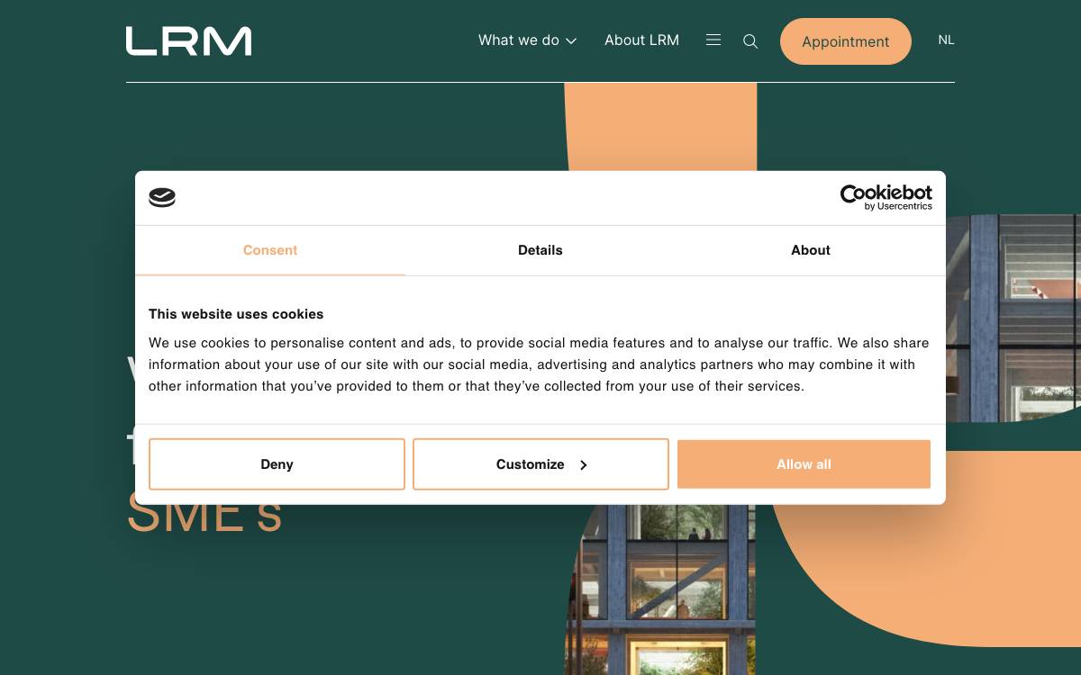 Limburgse Reconversie Maatschappij website preview