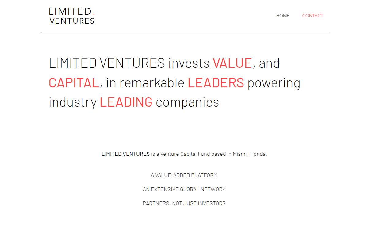 Limited Ventures website preview