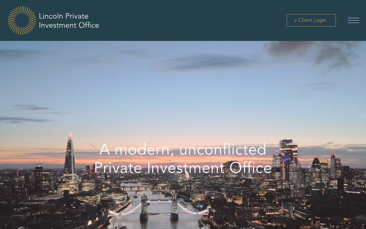 Lincoln Private Investment Office website preview