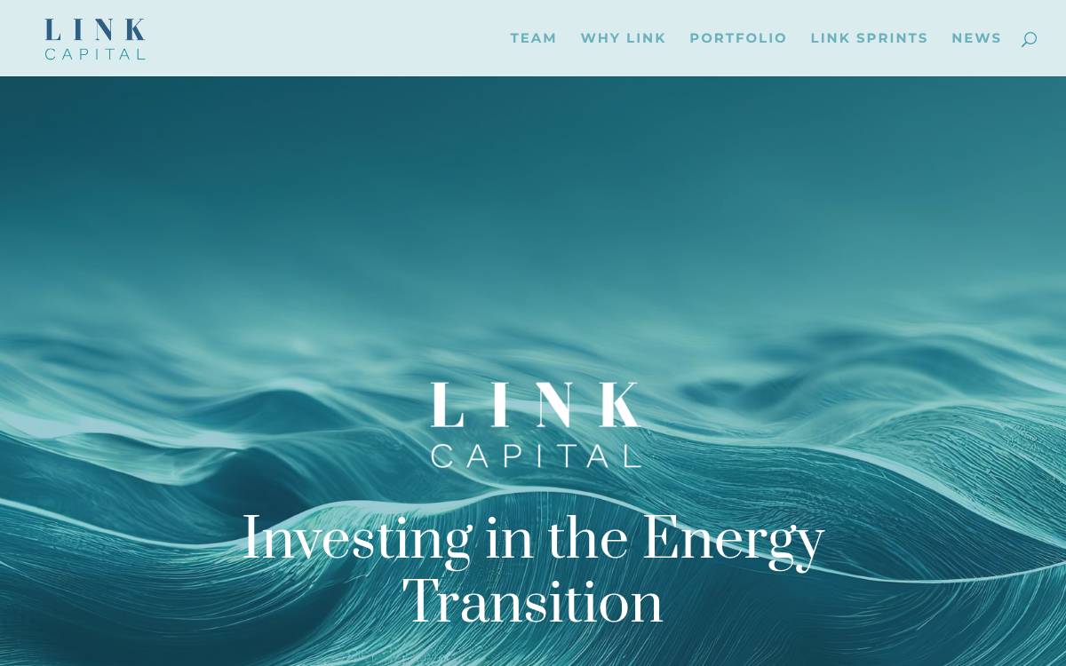 Link Venture Capital website preview