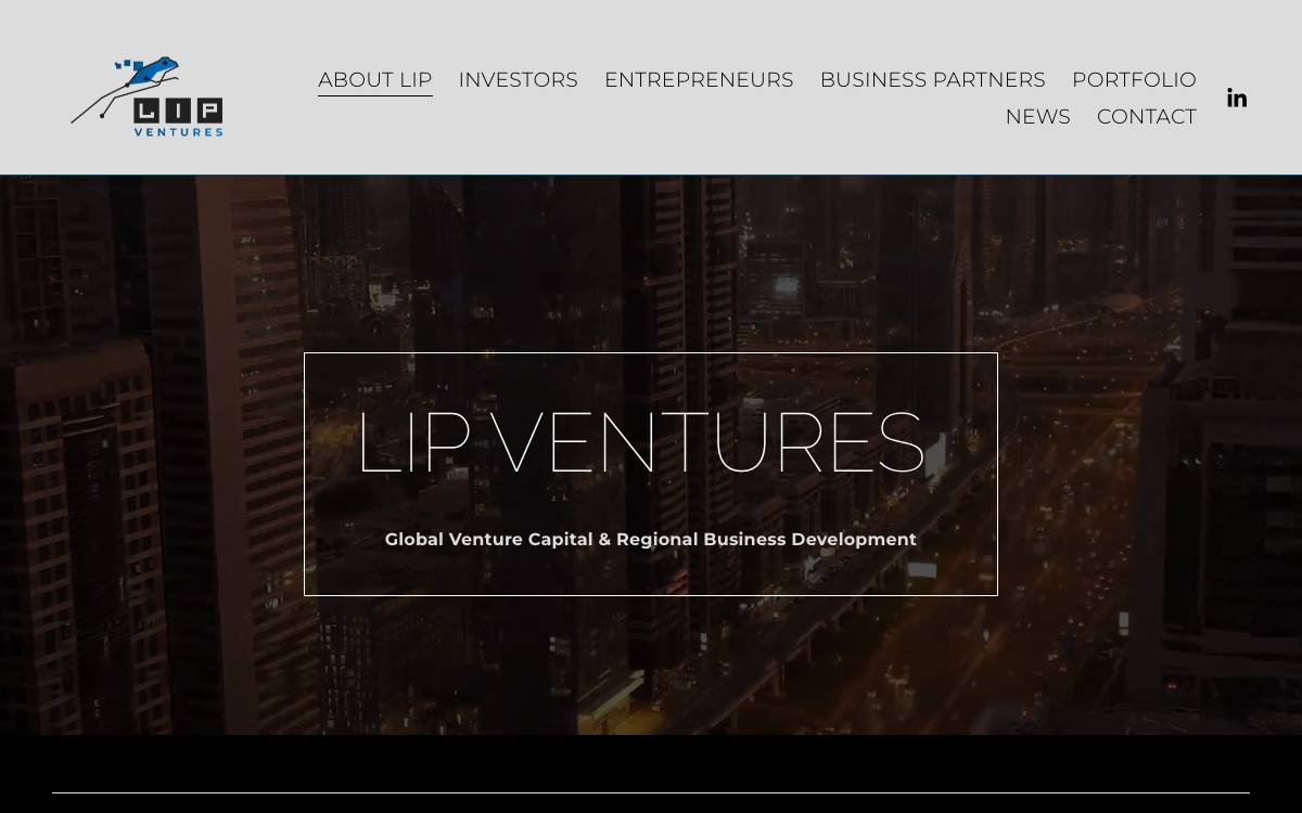 LIP Ventures Boutique website preview