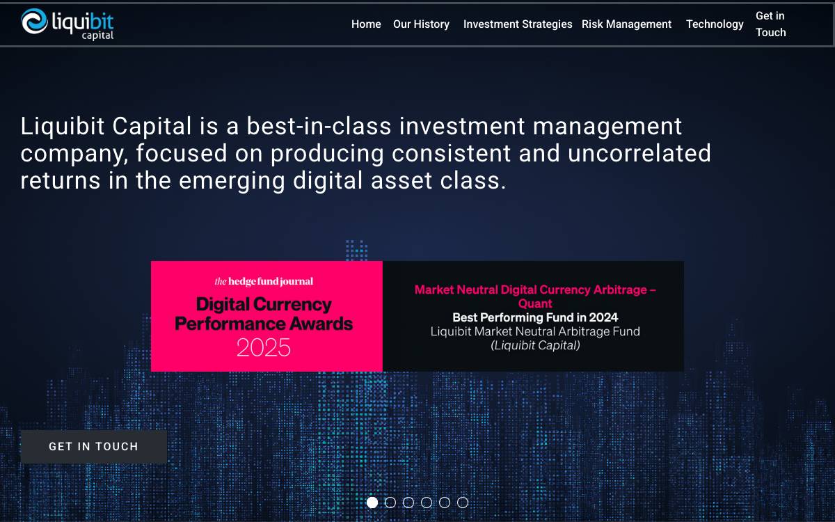 Liquibit Capital website preview