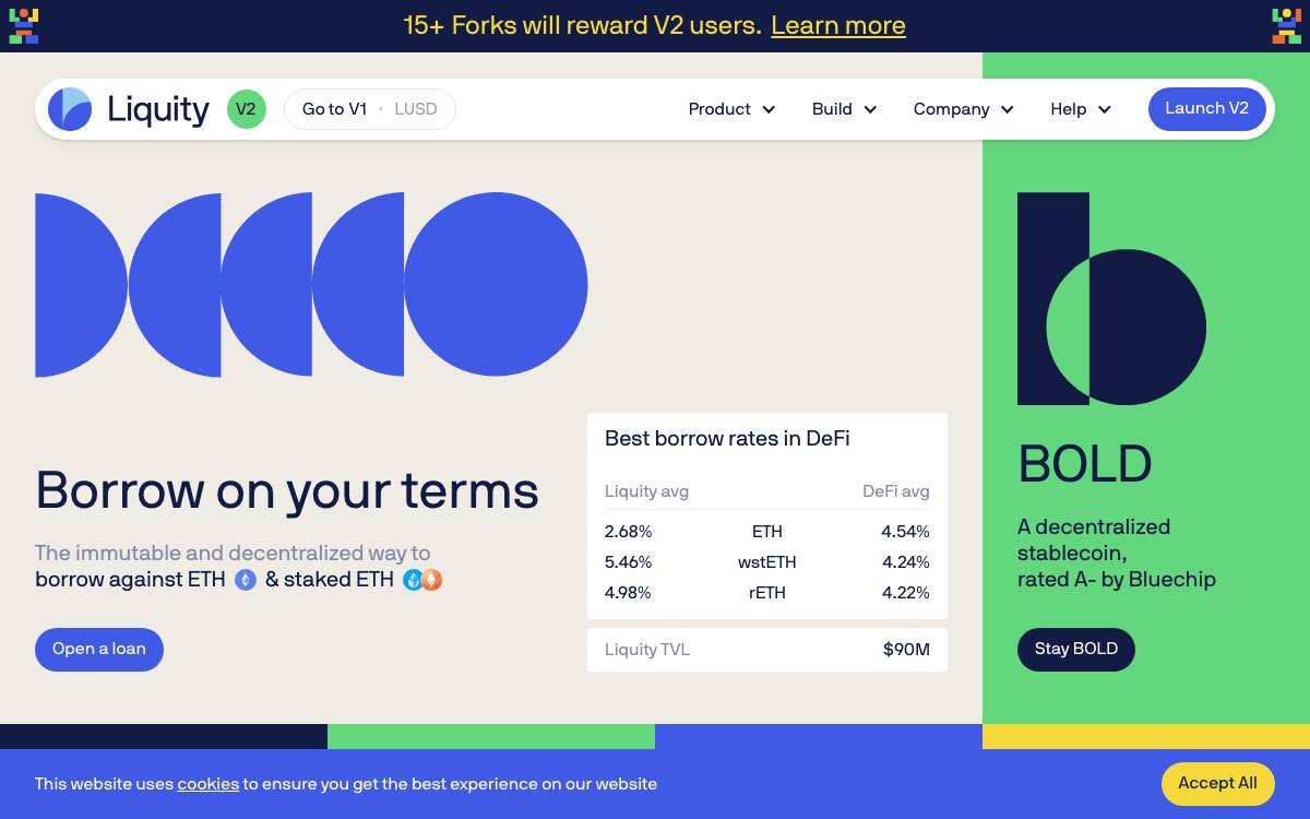 Liquity website preview
