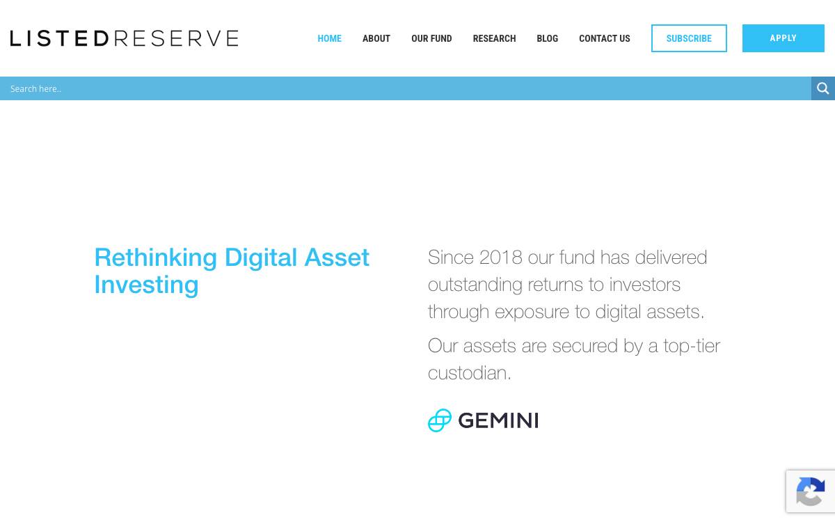 ListedReserve website preview