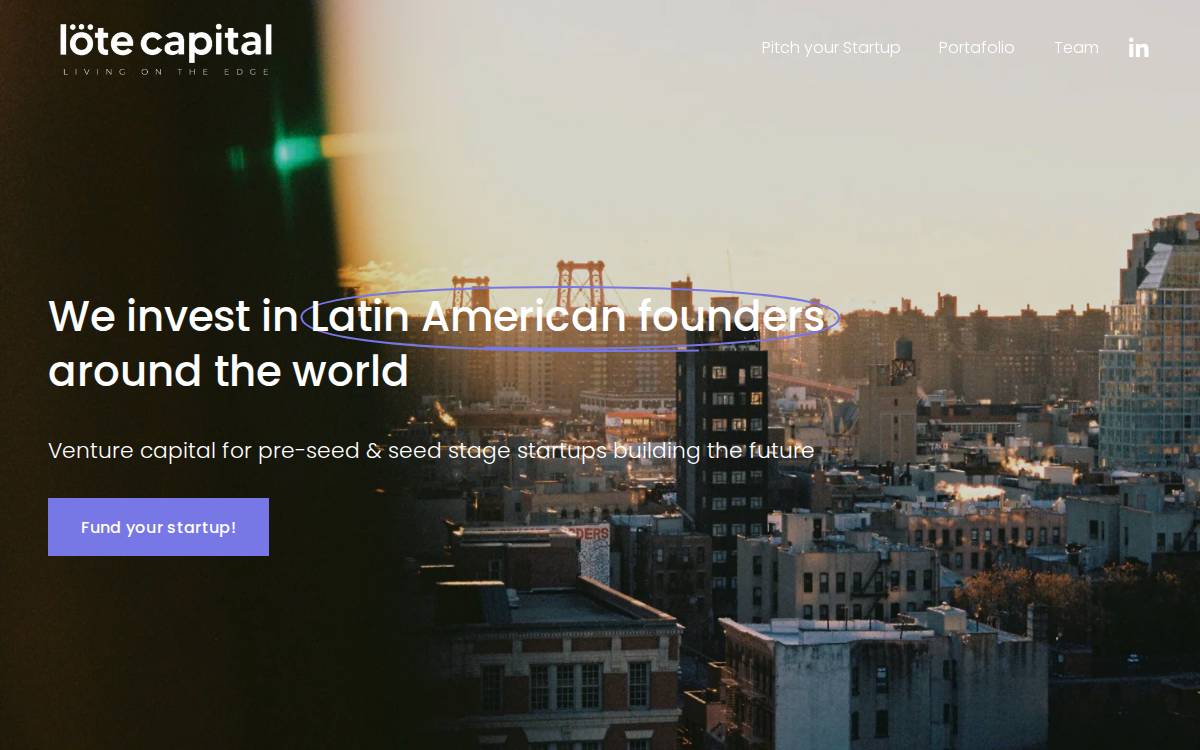 Living on the edge (Aka: Lote Capital) website preview