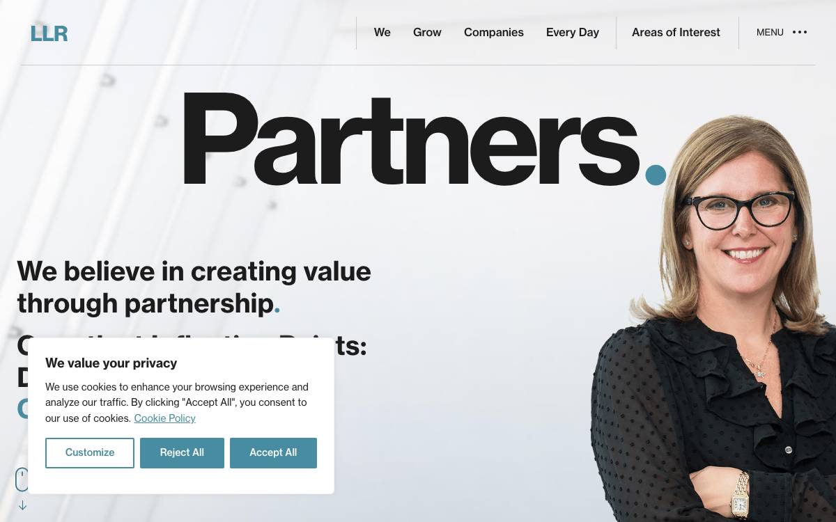 LLR website preview