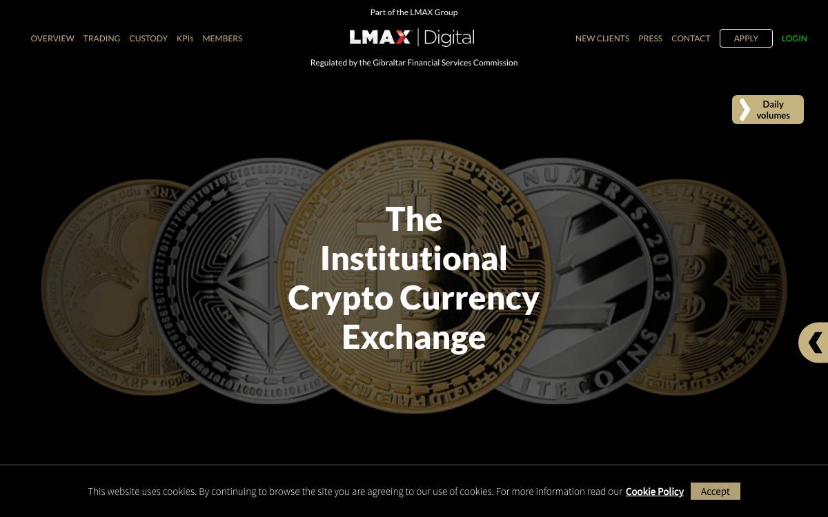 LMAX Digital website preview