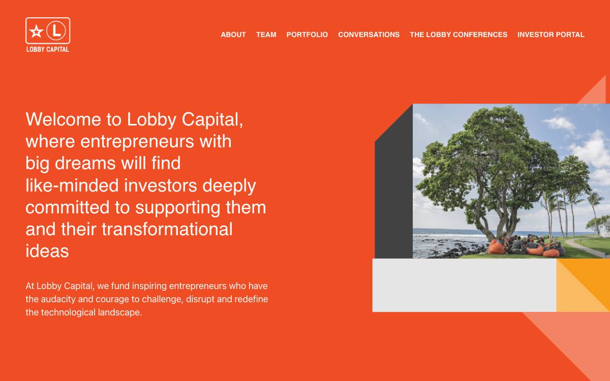 Lobby Capital website preview