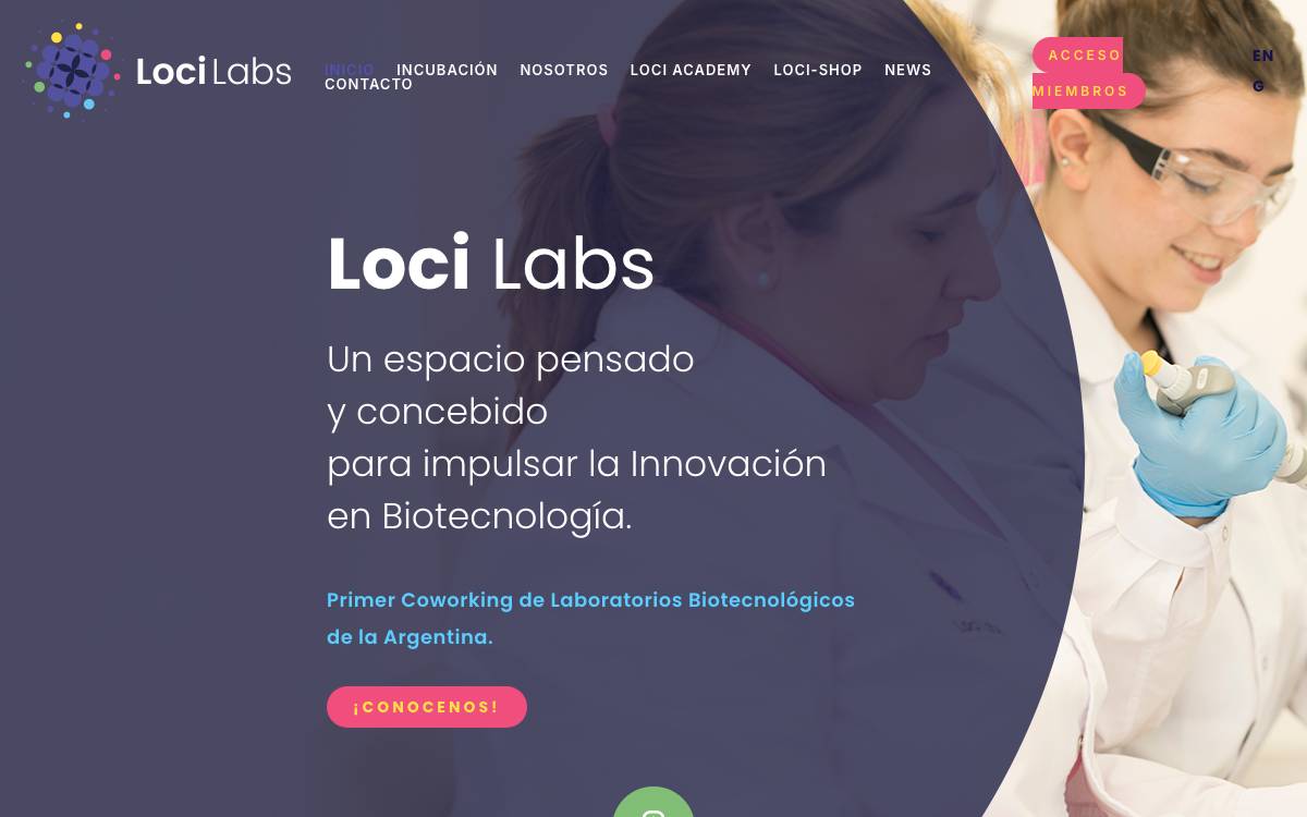 Loci Labs website preview